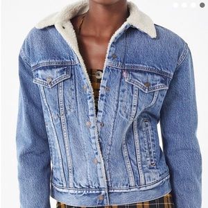 Levi Sherpa Jean Jacket